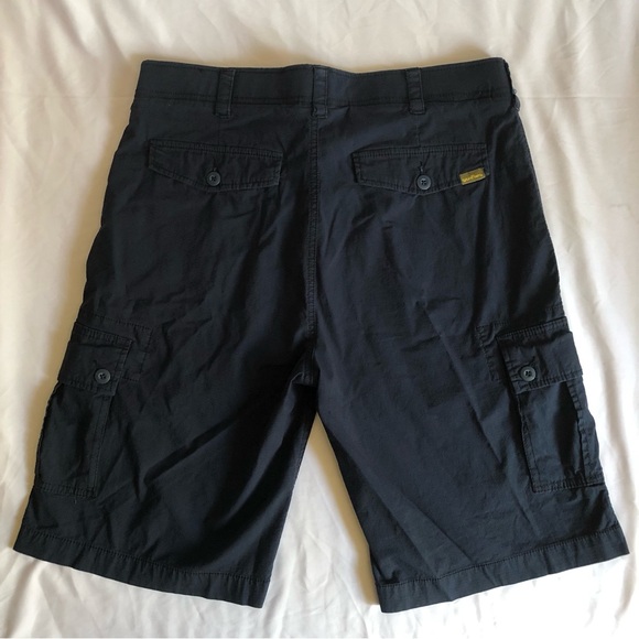 Wear First Navy Blue & Orange 6-Pocket Cargo Shorts - Size 34 - Picture 4 of 14